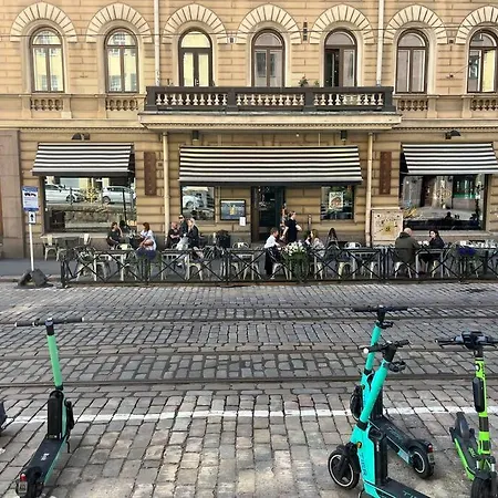 Apartmán Art Deco Flat In Punavuori, High Ceilings & Lift Helsinky