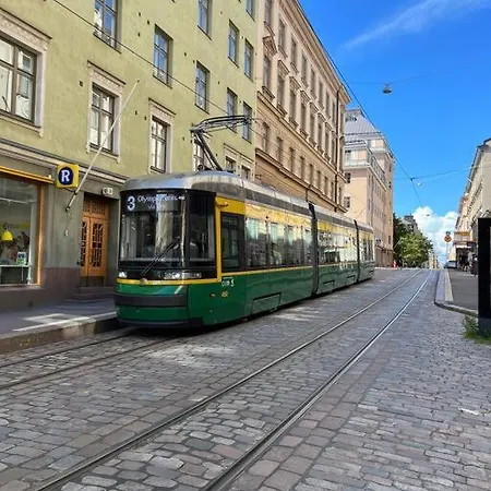 Art Deco Flat In Punavuori, High Ceilings & Lift Apartment Helsinki